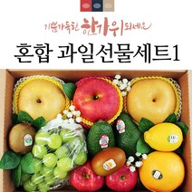 프리미엄 혼합 과일선물세트 샤인머스켓 사과 배 키위 과일세트 과일바구니, 샤인 혼합세트1