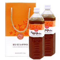 컬러푸드 봉동 생강농축액 선물세트, 2개, 1L