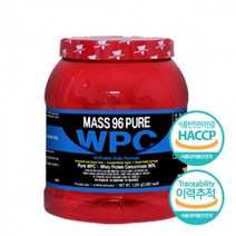 매스96 퓨어라인 천연감미료 농축 유청단백질 WPC 프로틴 헬스보충제 초코맛 1KG