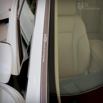 [mansubmall] 더뉴K9 앞유리 사이드가니쉬 파츠 프레임 DIY튜닝 몰딩 흠집방지 알루미늄 커버 간편부착 익스테리어, 카본