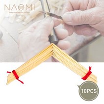 NAOMI DIY 오보에 리드 재료 원료 수제 지팡이 Gouged Folded Corks Base 액세서리, 10피스 Oboe Top
