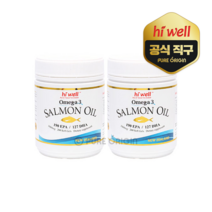 하이웰 뉴질랜드 연어 오메가3 1060mg 200캡슐 2개 DHA127mg EPA190mg 비타민E 함유, 200