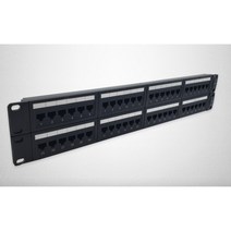 케이블 관리 용이한 금도금 48포트 패치판넬 / 설비 네트워크 장비 멀티 랜