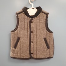 [압소바 해피랜드] 파격세일 초봄 늦가을 겨울 유아 남아 시크 패딩 조끼 출산 신생아 백일 돌 선물