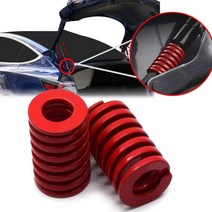 국산차수입차부품 뒷 트렁크 테일 게이트 스트럿 지원 2pcs 다이 스프링 테슬라 모델 3 용 리프트 바 도구 레드 카 액세서리