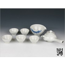 백자 청연 5인다기세트