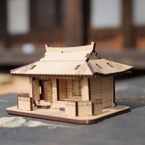 [푸르미 점빵] 기와집 한옥 나무 조립 건축 건물 모형 DIY 만들기 516EA dalpang15*55549360RQ, 본상품선택, 1, 본상품선택