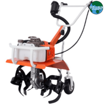 미니 텃밭 관리기 로타리 농기계 기계 경운기 트랙터 엔진, 2행 경운기[6마력] + 송토기