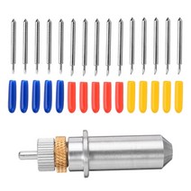 페이퍼커터 재단기 라운더 책절단기 커팅기 커터 15pcs 304560도 roland cricut 절단 플로터 cricut 기계 밀링 라우터 비트 용 비닐 나이프 블레이드