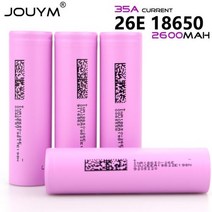 전동킥보드배터리 리튬배터리 36V 60V JOUYM 37V 18650 충전식 배터리 방전 30A 전원 전기 자전거 스크루 드라이버 높은 전류, 3.7 볼트+10x Batteries
