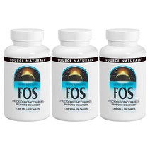 소스내츄럴스 FOS 파우더 1000mg 타블렛, 100개입, 3개입