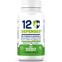 Supreme Nutrients 장 건강을위한 종종 및 프리 바이오 틱스 - 7 구 발효 체계의 7 가지 다른 균주. vitamin c 1000mg 비타민 D 아연 -60 캡슐, 2개