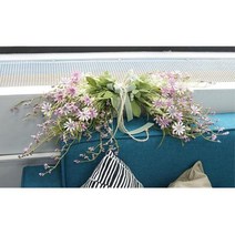 예식장 약혼식 장식 화사한 가렌더 백일상꾸미기 식물, 선택사항_퍼플, 상세페이지 참조