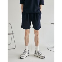 넛지 여름 엠보 링클프리 밴딩 하프 반바지