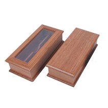 대나무 수저통 사각수저통 나무수저통, 막힘 / 280x125x80mm (가로x세로x높이)