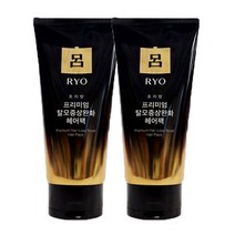 [트윈스몰] 려 초의방 프리미엄 탈모증상완화 헤어팩 300ml 홍삼 영지버섯 추출물 모근강화 모발 두피, 2개