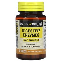 메이슨 내추럴 Mason Natural 소화 효소 90정, 1개