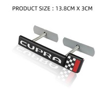 자동차 R 로고 큐프라 후면 트렁크 엠블럼 스티커 전면 후드 그릴 배지 데칼 좌석 레온 아테카 아로나 이, 11 Cupra Grille