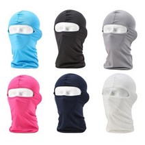 바라클라바 자전거마스크 전면마스크 자외선차단, 연회색