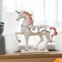 디작소 유니콘 교회 LED 오르골 야간 취침등 조명 장식품, 선택완료