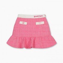 BENETTONKIDS 가든 트위드 스커트_QASK02311PK YE