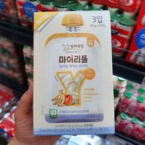 상하목장 마이리틀 요구르트 바나나 85g x 3개, 일반포장 동절기만