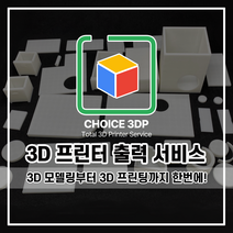 3D 프린터 출력 대행 / 3D 모델링 / FDM DLP / 도색 후가공 / 시제품 제작