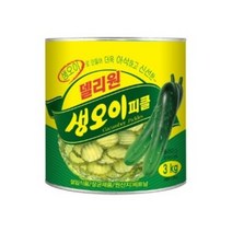 델리원 생 오이피클, 2kg, 3개