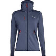Salewa Agner Hybrid PL/DST Full-Zip Hoody 여성 - navy blazer melange 3966 157679