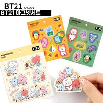 BT21 마그넷 세트, 빈티지