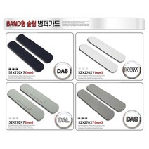 문콕방지 순정 도어가드 범퍼가드 충격방지 보호대 판다곰 캐릭터 방탄보호대 현대 기아 모비스 쌍용 쉐보레 르노 수입차 SUV BMW 관리용품 스티커제거제 간편탈취제 휠타이어세척, DAB (흑색_2개), 1개