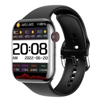 1.99 quotIW8 스마트 워치 시리즈 7 블루투스 통화 NFC 항상 디스플레이 여성 IWO 15 Pro Max Smartwatch Xiaomi, [01] WHITE