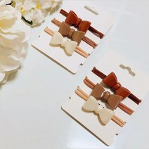 이리스비 봄 봄 봄 리본 머리끈 3종세트
