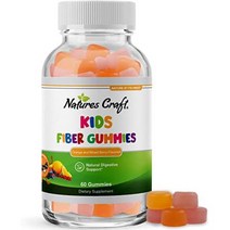 Kids Fiber Gummy Prebiotics Supplement - Soluble Fiber Gummies for Kids Constipation Relief Digesti, One Color, One Size