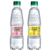 씨그램 탄산수 스위트 유자향 12개+피치블랙티향12개 350ml 24패트, 24개, 355ml