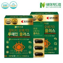 조아제약 [조아제약] 알티지오메가3 루테인플러스 2박스(총 2개월분), 1, 없음/없음/없음