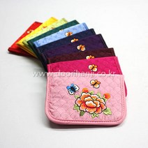 [고급전통누빔지갑외국인선물] 전통디자인 지갑 카드지갑 외국인선물 부모님선물 두리한지공방