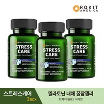 스트레스케어 꿀잠 젤리 1병 60구미 by 로킷아메리카, 3개
