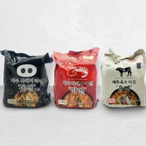 맛있는 제주 봉지라면 3종 딱멘 돗멘 음멘 1봉4개입