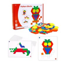 어린이 사고력향상 도형블럭 쌓기교구100p 모양퍼즐 돌봄교실 교육기관 아동교구, 상세페이지참조