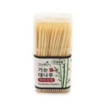 가는 대나무 이쑤시개, 이쑤시개 9통