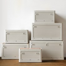 우유박스상판 우유박스테이블 캠핑용폴딩 밀크 정리함, 116L, 베이지