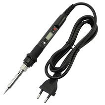인두기 80w 전기 납땜 인두 키트 세트 디지털 온도 조절 용접 도구 납땜 주석 인두, 110v 미국 플러그, 세트-1