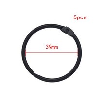 고품질 2 3 5 10Pcs 검은 금속 반지 바인더 15 76mm DIY 루스 리프 책 농구 오프닝 사무실 바인딩 Supplie 사진 앨범, 39mm