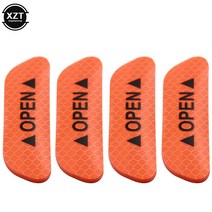 개/대 4 개 자동차 오토바이 안전 경고 마크 스티커 자기 접착제 호환, 06 orange