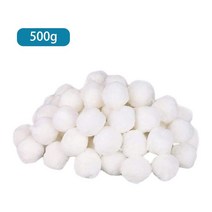 수중 200/500/700g 흰색 필터 공 수영장 청소 장비 물 정화 섬유 코튼 볼, 02 500g