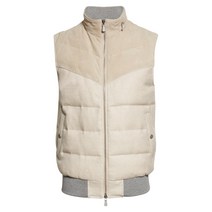 ELEVENTY 혼합 미디어 다운 패딩 조끼