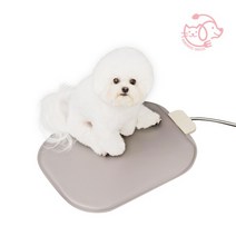 팻럽 반려동물 전용 온열매트 강아지 고양이 쿠션 방석, 동그라미, 뼈다귀