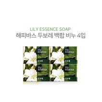 *댕이몰* ㅎrl피바스 두보레비누 4개셋트 - 백합, 1개