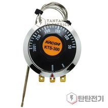 KTS-300 온도 조절기 5~300도 써머스타트 가열 냉각 히터 쿨링 냉동 냉장 공조 Thermostat 카콘, 1개